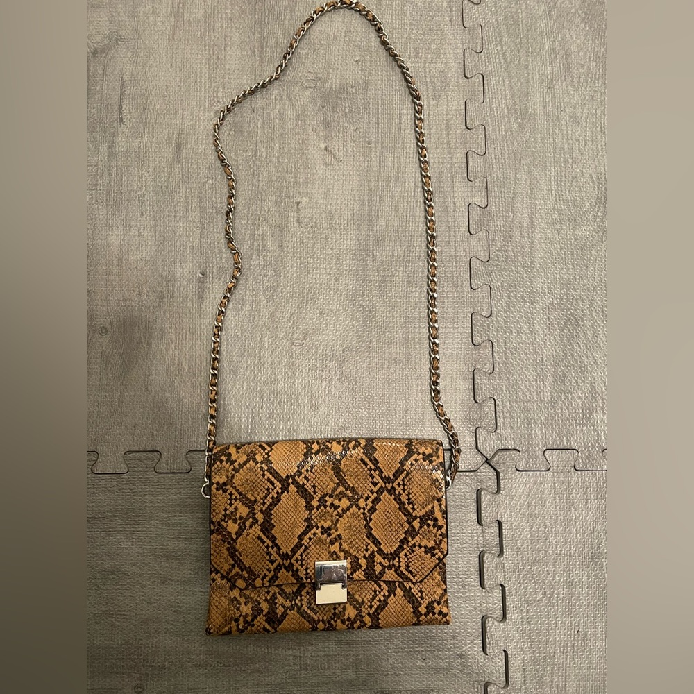 Zara Snake skin (Faux) Cross body bag.